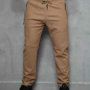 Calça Masculina Poliamida Premium Forrada Bolsos com Zíper e Cordão Ajustável