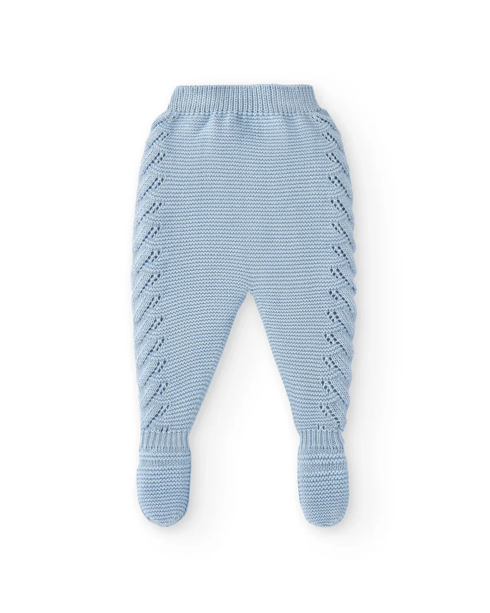 Calça em tricot azul celeste da Pili Carrera. - Image 2