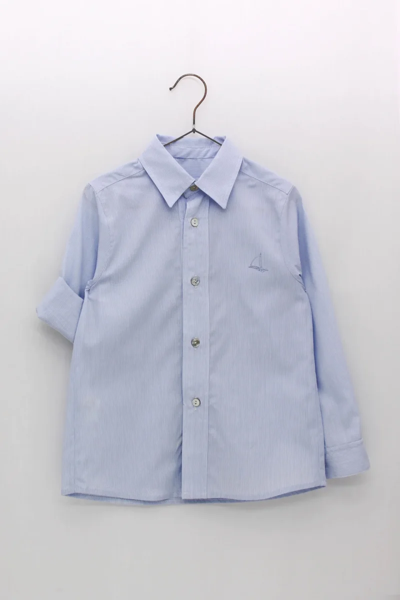 Camisa menino azul claro da Foque - Image 2